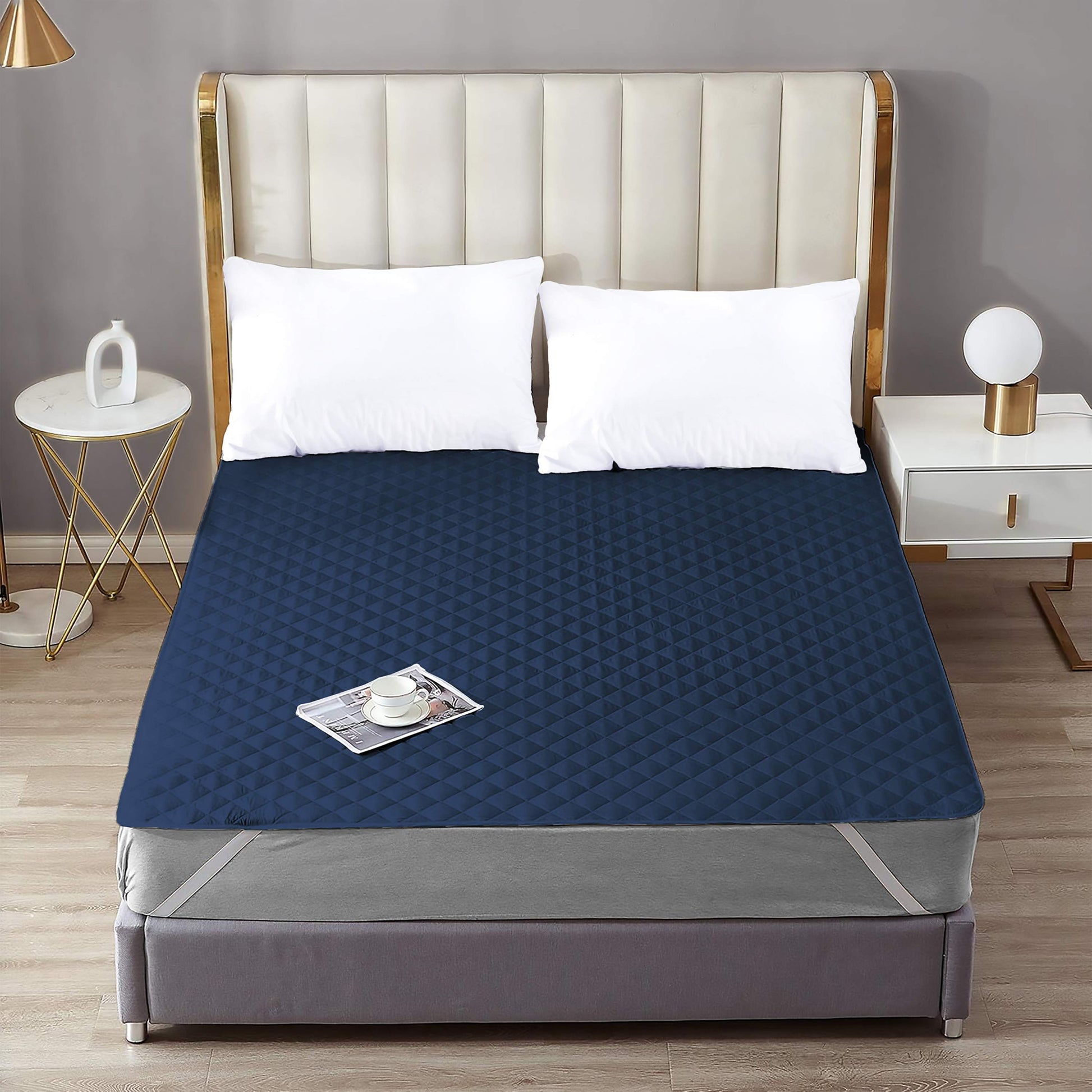 Waterproof Mattress Pad With Elastic Strap