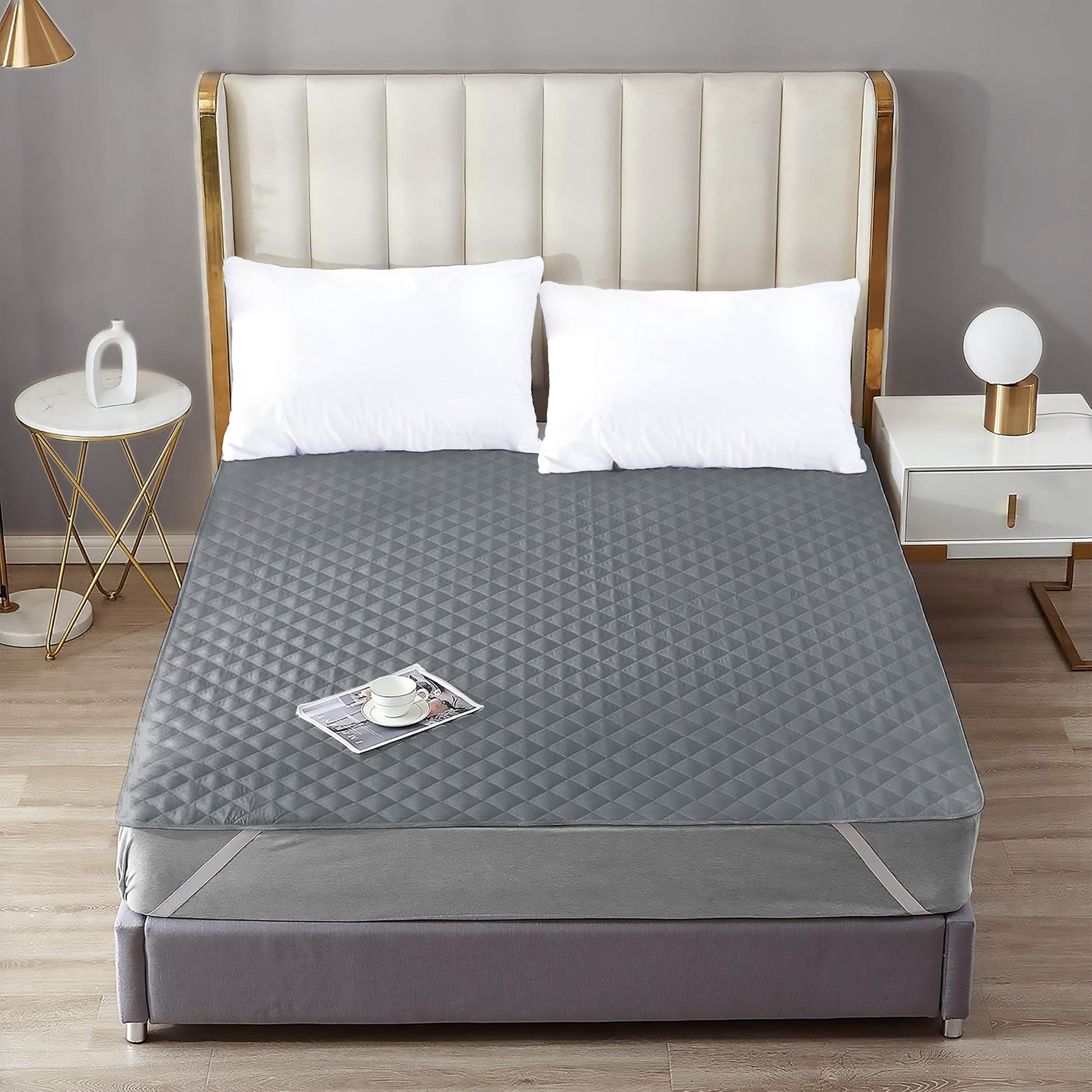 Waterproof Mattress Pad With Elastic Strap