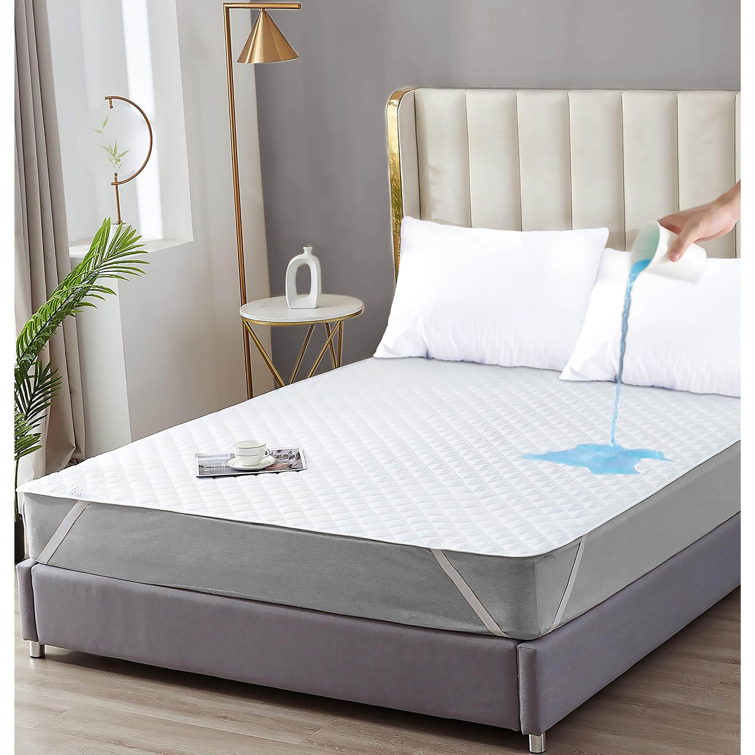 Waterproof Mattress Pad With Elastic Strap