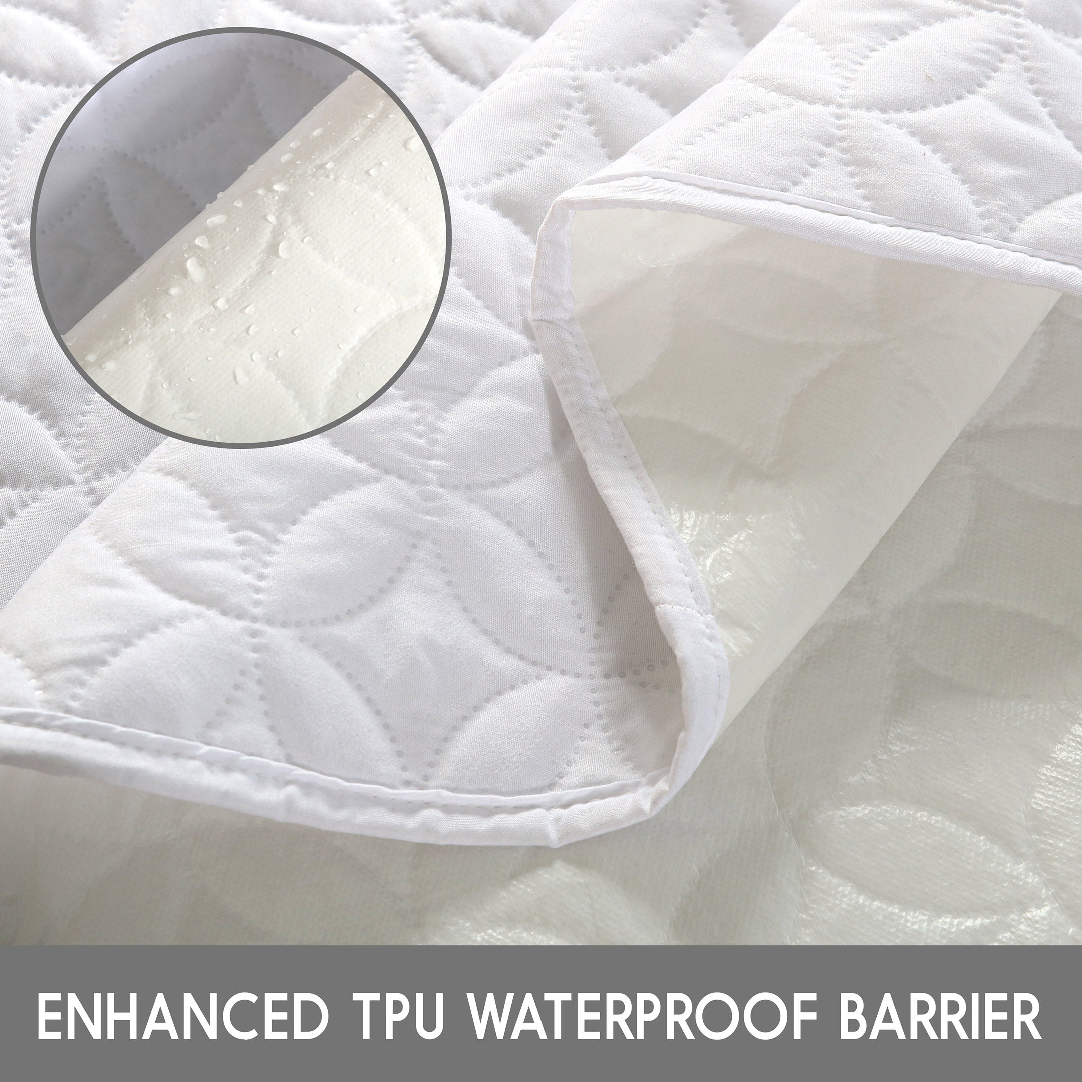 Waterproof Mattress Protector Elastic Straps
