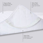 Waterproof Mattress Pad With Elastic Strap