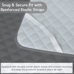 Waterproof Mattress Pad With Elastic Strap