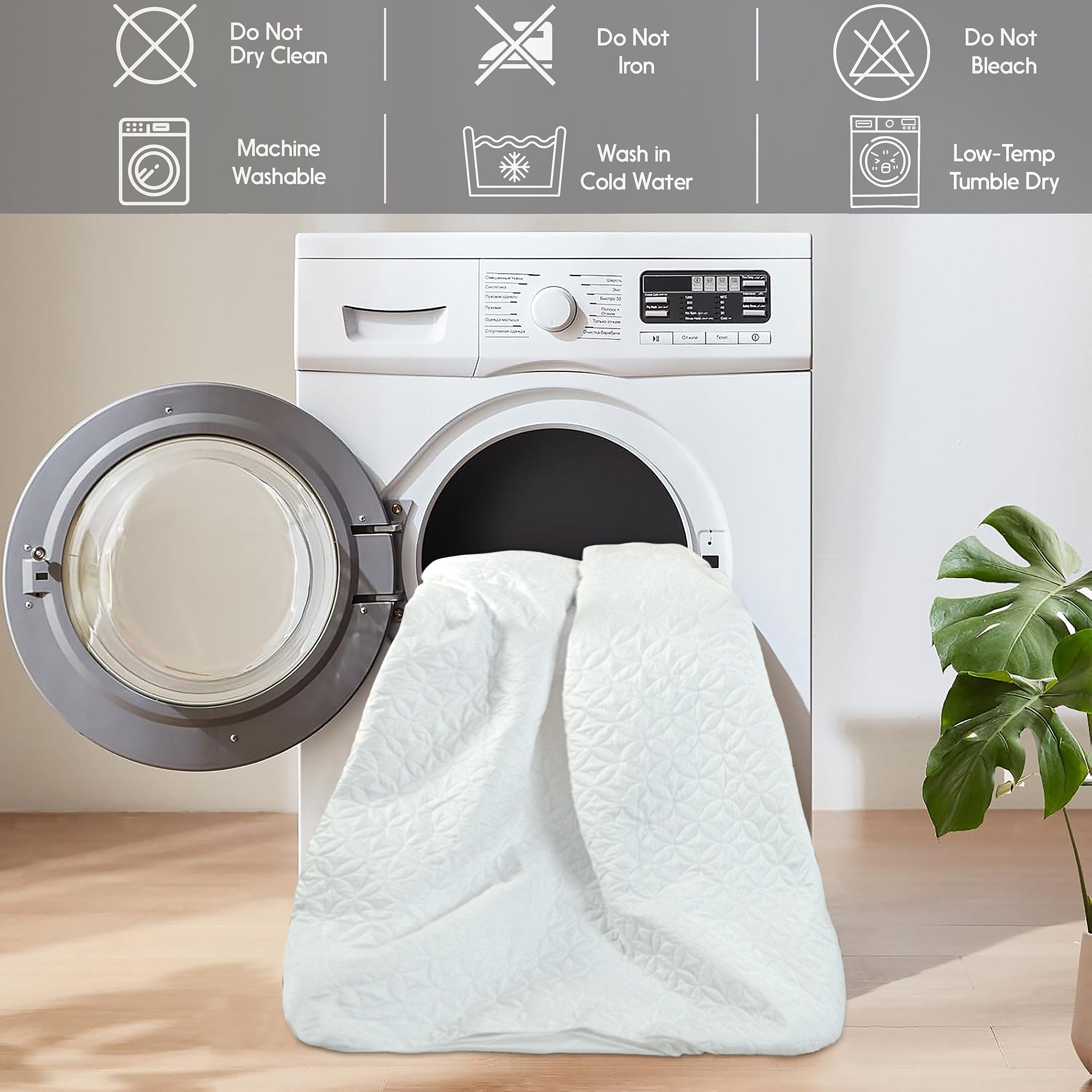 Waterproof Mattress Protector Elastic Straps