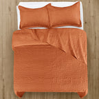 Coin Quilted Microfiber Bedspread