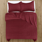 Coin Quilted Microfiber Bedspread