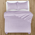 Floral Quilted Microfiber Bedspread