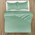 Floral Quilted Microfiber Bedspread