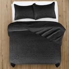 Floral Quilted Microfiber Bedspread