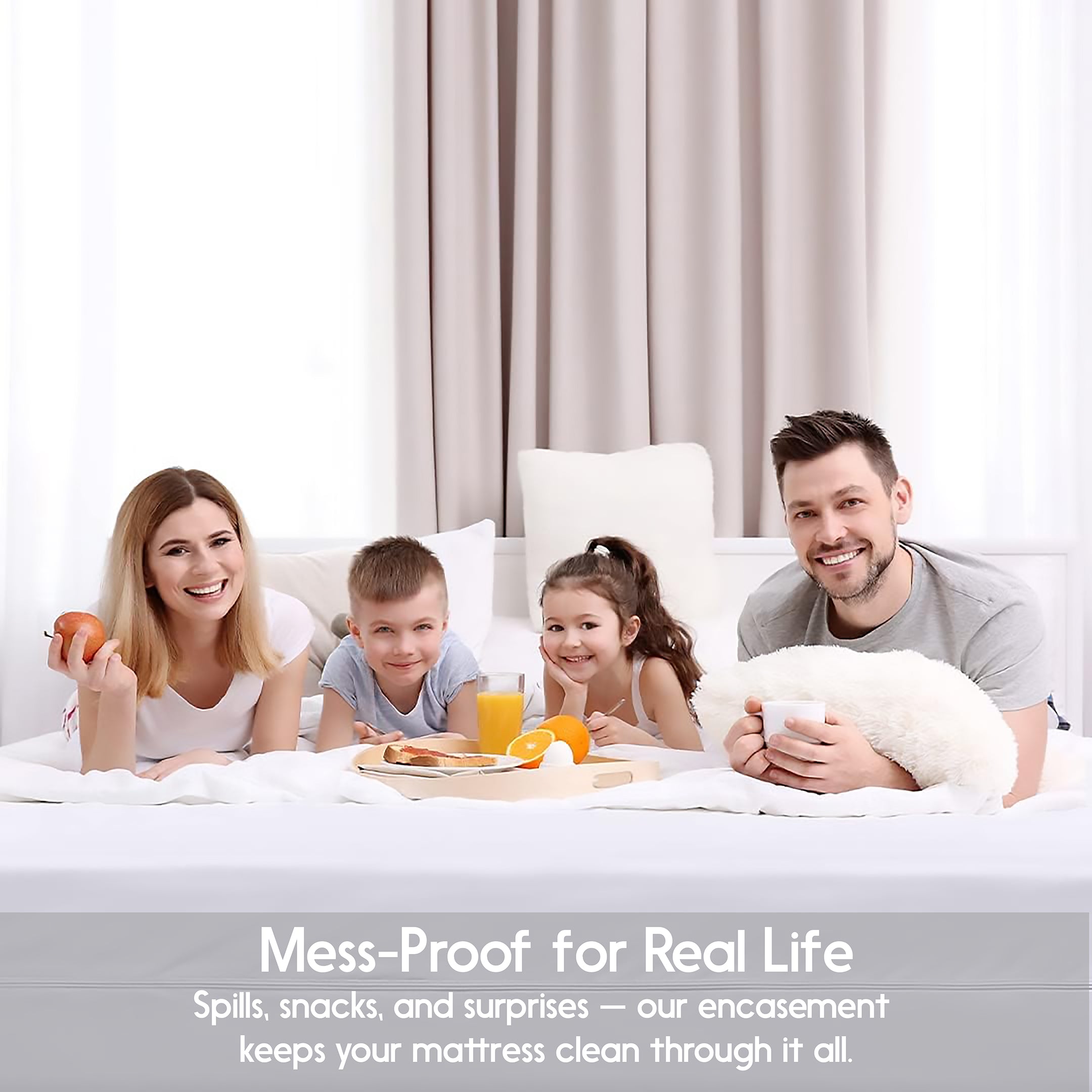 Waterproof Zippered Mattress Encasement Bed Bug Proof