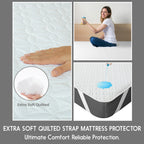 Waterproof Mattress Protector Elastic Straps