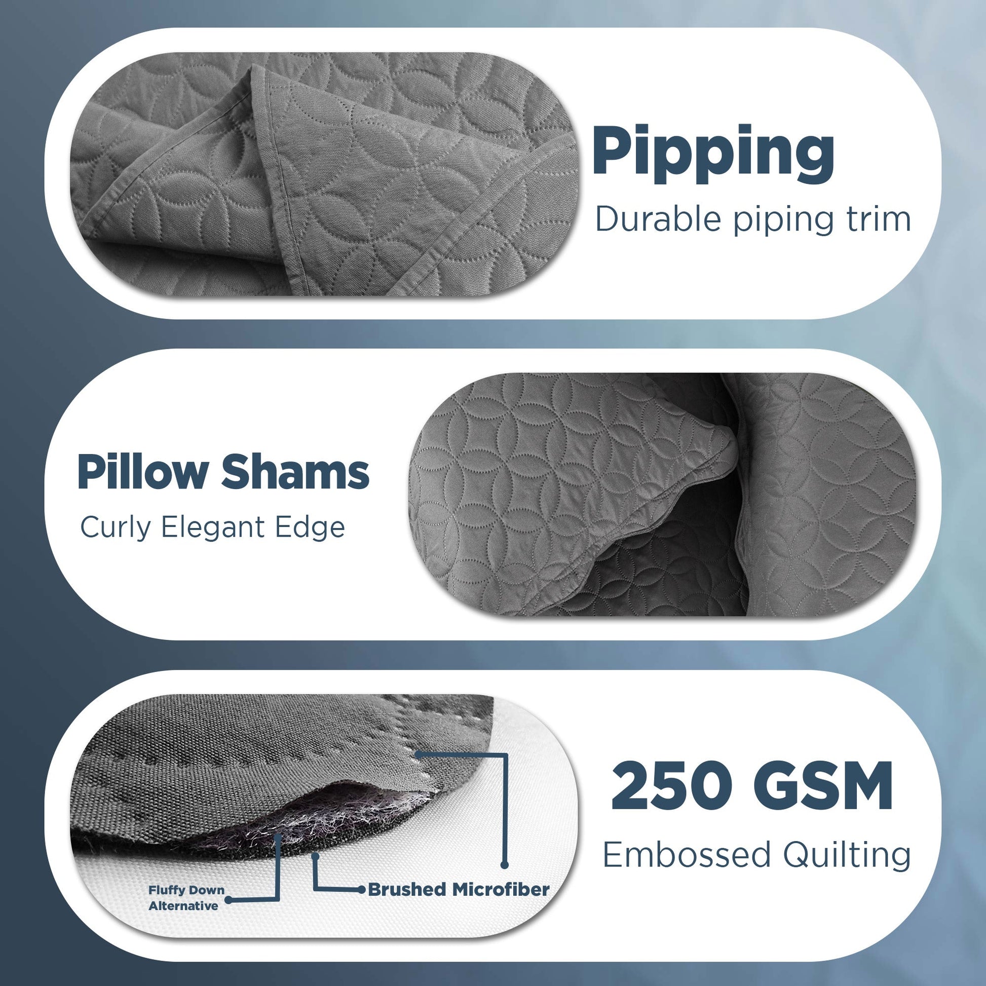Quilted Microfiber Bedspread