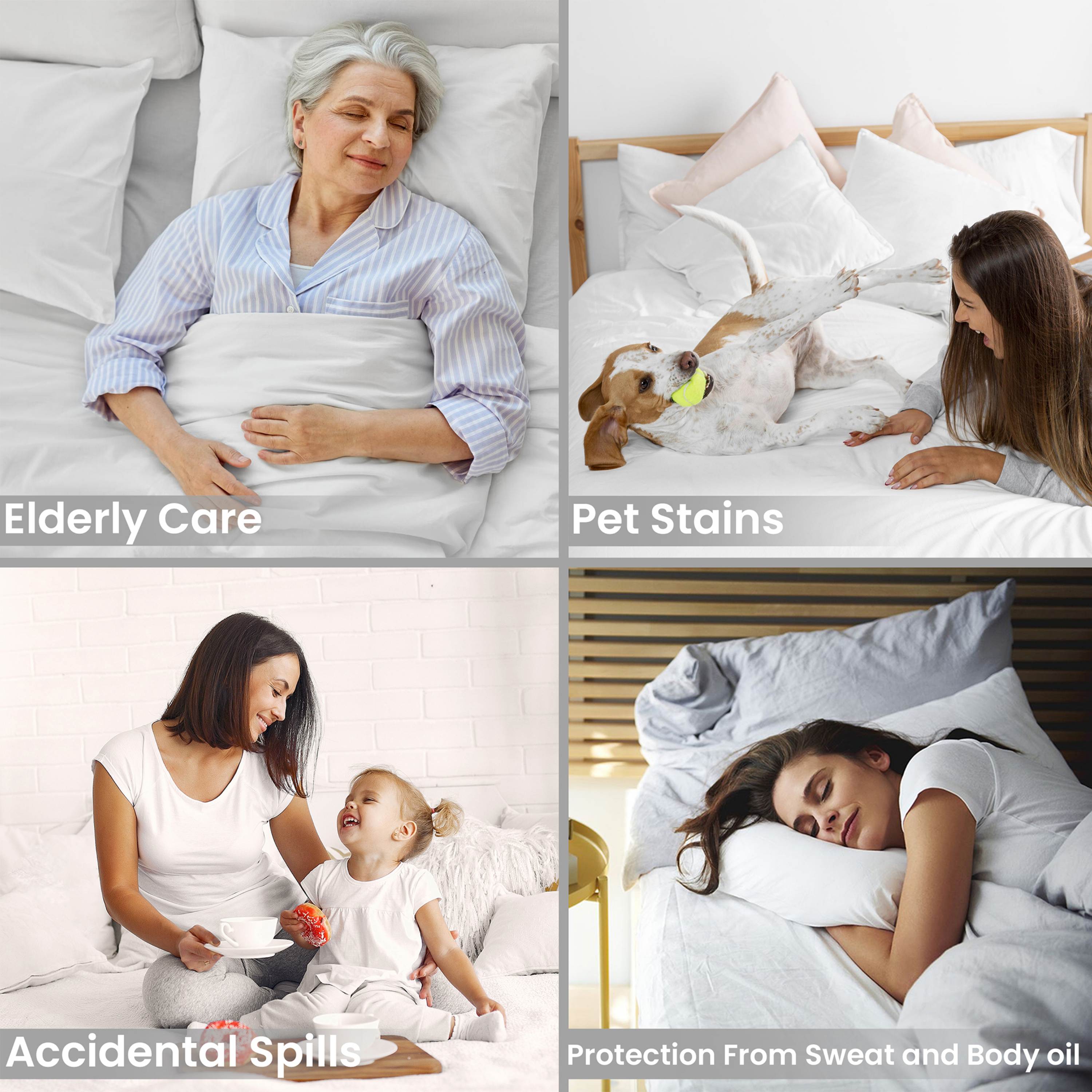 Waterproof Mattress Pad With Elastic Strap