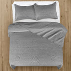 Floral Quilted Microfiber Bedspread