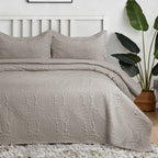 Coin Quilted Microfiber Bedspread