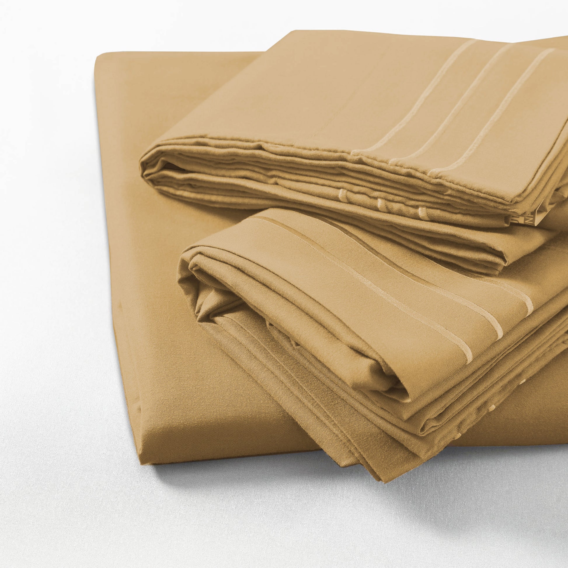 Premium Full Size Sheet Set – 6 Piece Set: 2 Baratta-Stitched Pillowcases, 2 Plain Pillowcases, 1 Deep Pocket Fitted Sheet, 1 Flat Sheet – Breathable, Fade Resistant