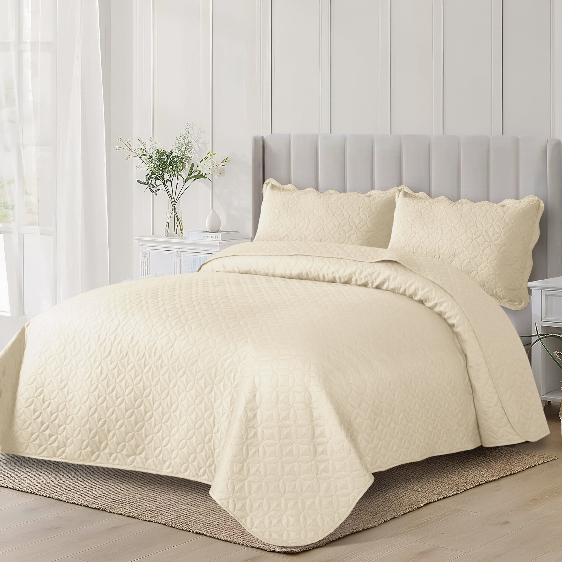 Quilted Microfiber Bedspread