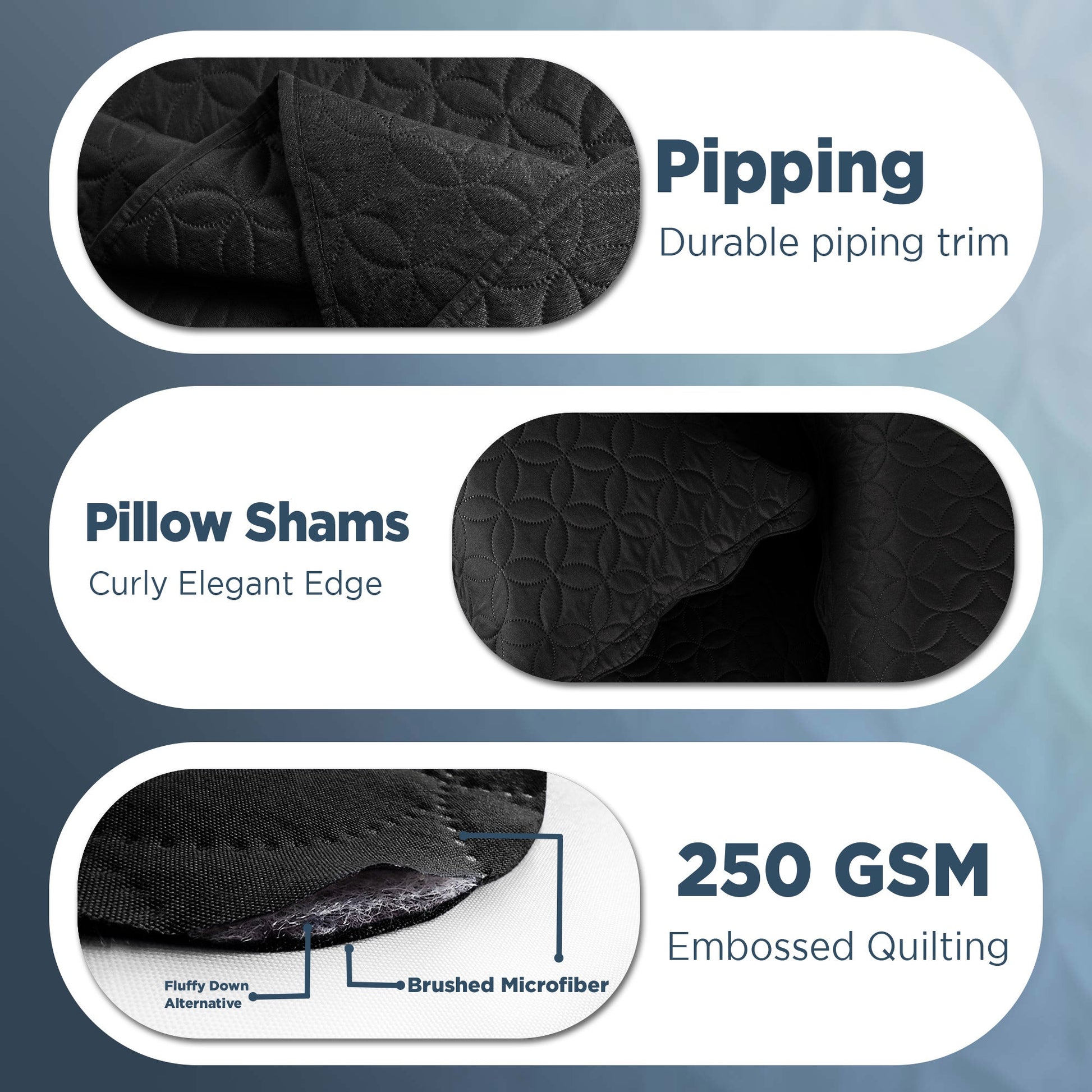 Quilted Microfiber Bedspread