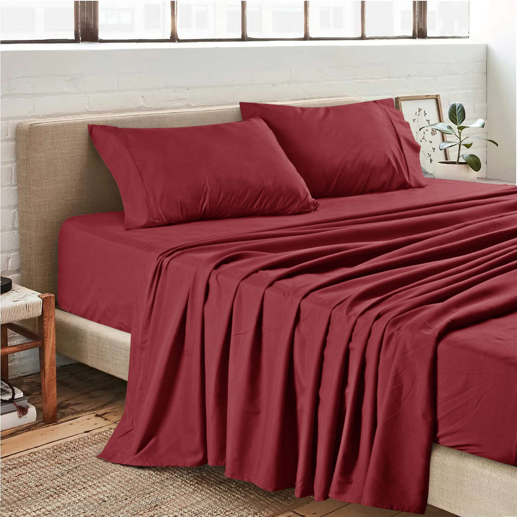 Plain Microfiber Sheet Set