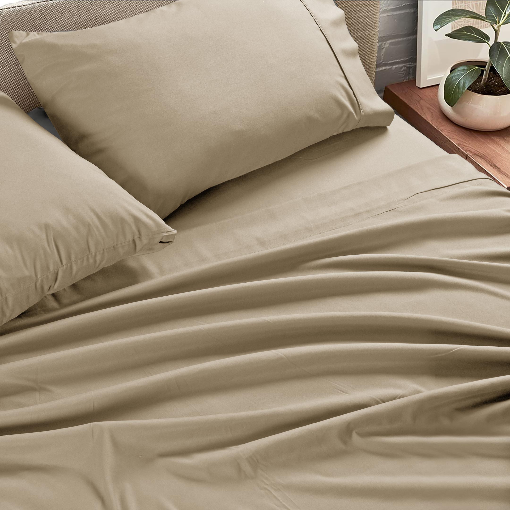 Plain Microfiber Sheet Set