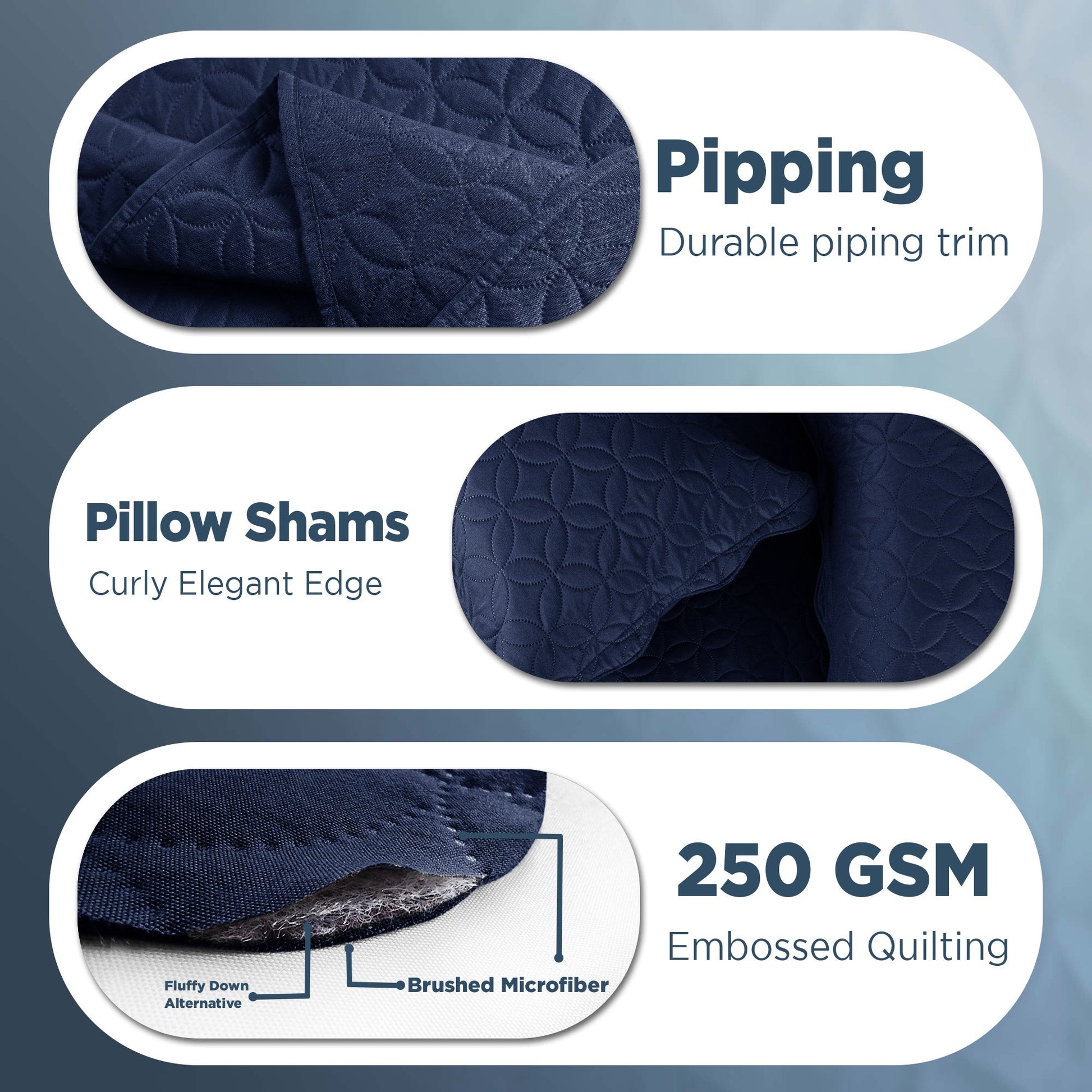 Quilted Microfiber Bedspread