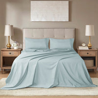 Barrata Stitch Cotton Sateen Sheet Set Plein Air