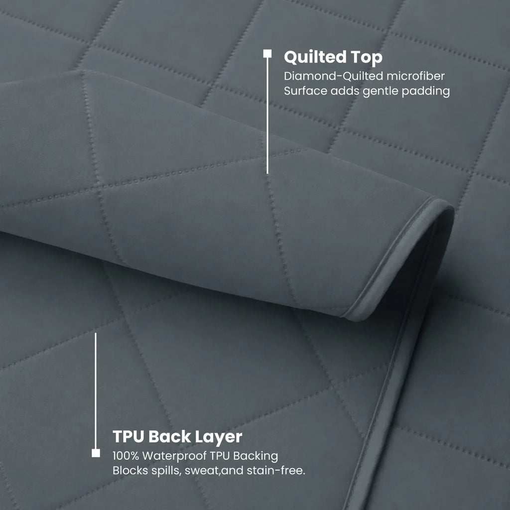 Waterproof Mattress Pad With Elastic Strap