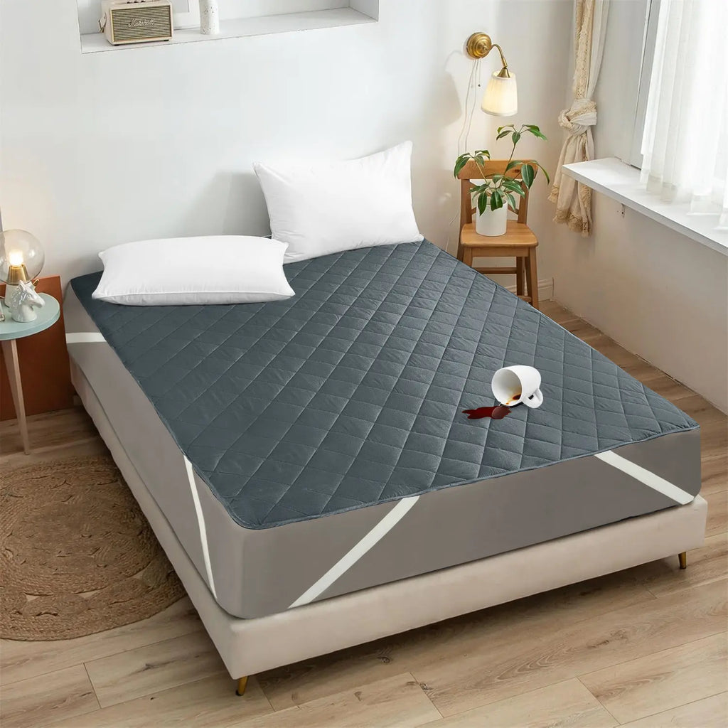 Waterproof Mattress Pad With Elastic Strap