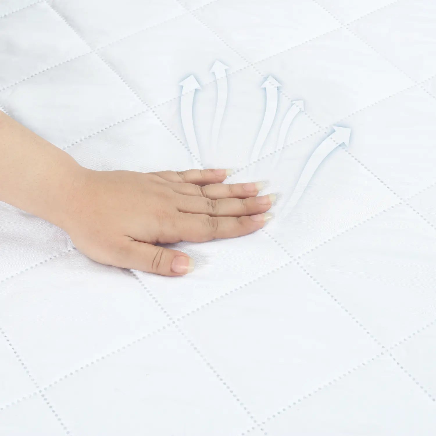 Waterproof Mattress Pad With Elastic Strap