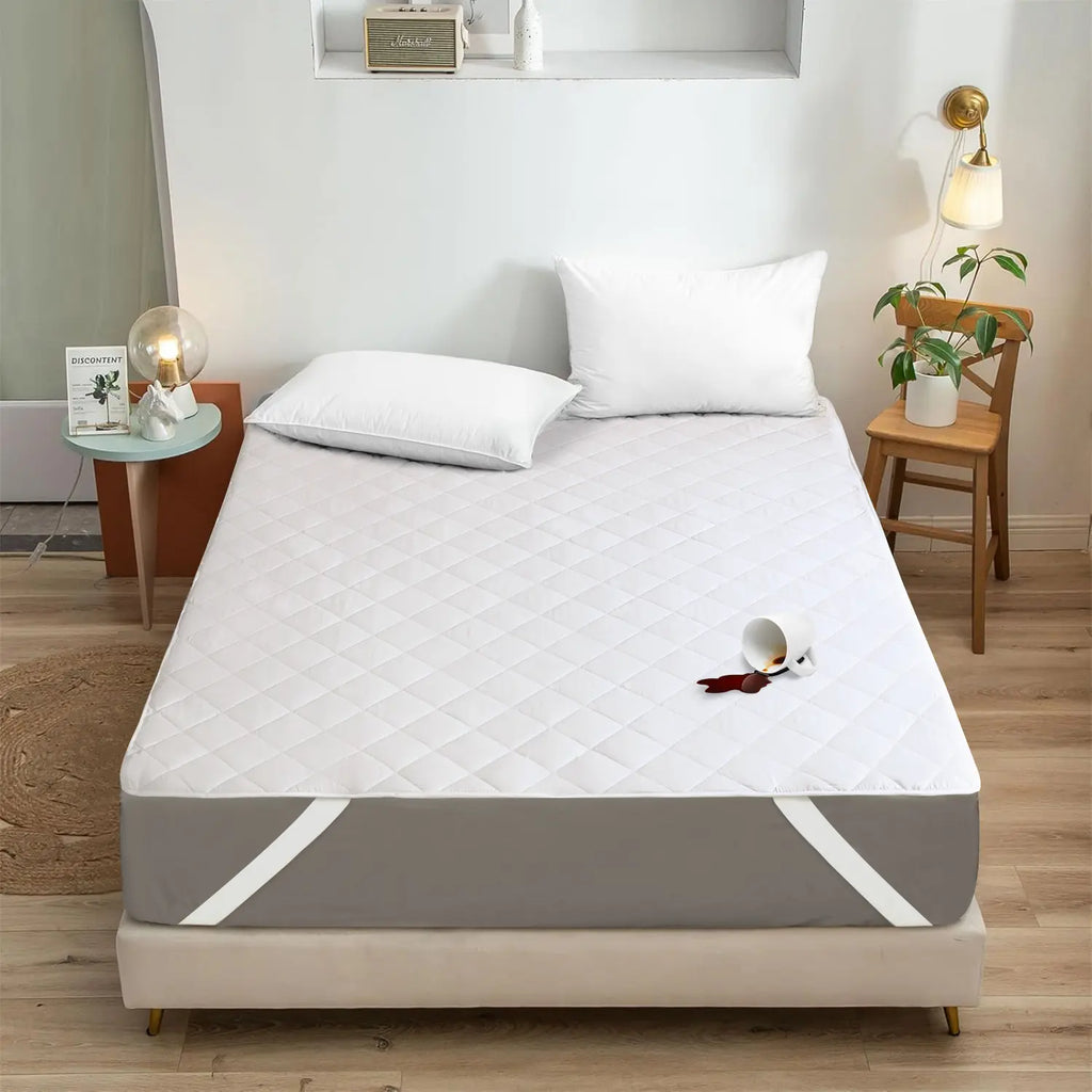 Waterproof Mattress Pad With Elastic Strap