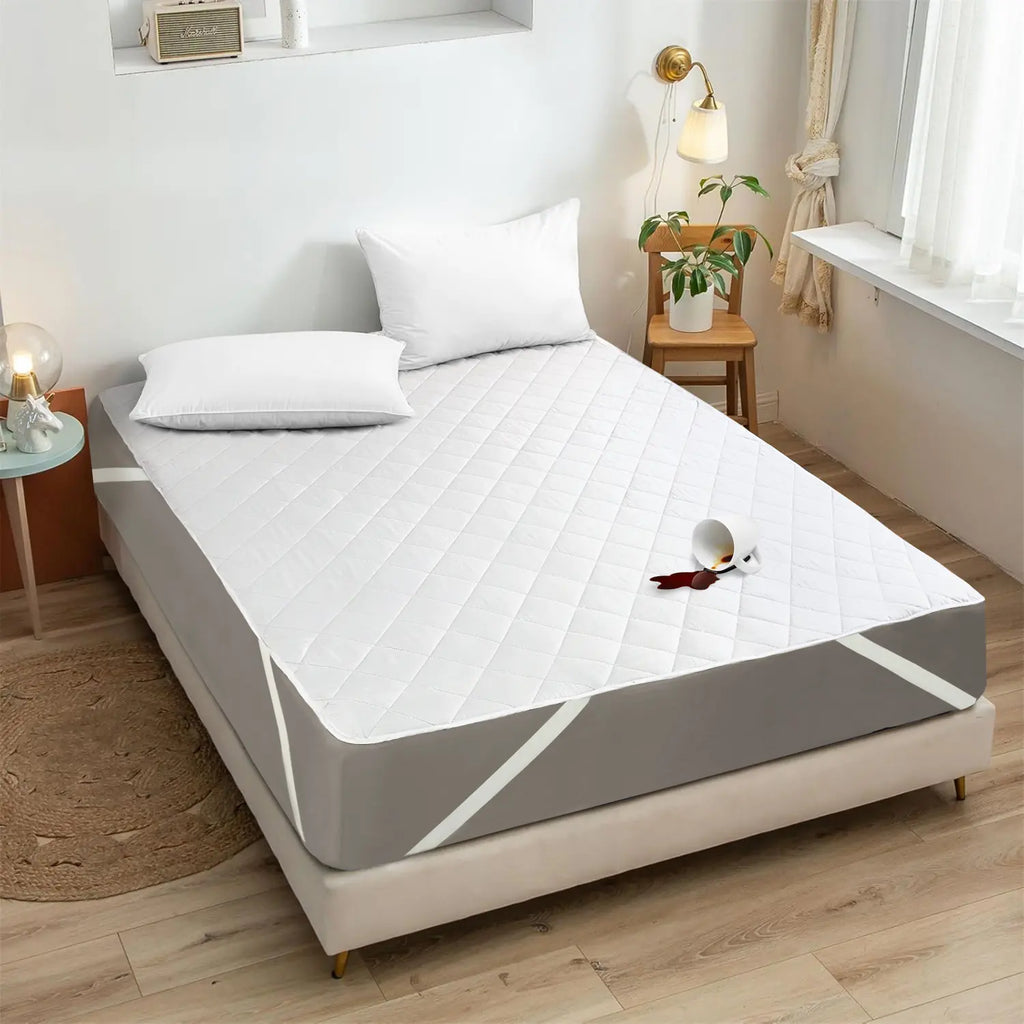 Waterproof Mattress Pad With Elastic Strap