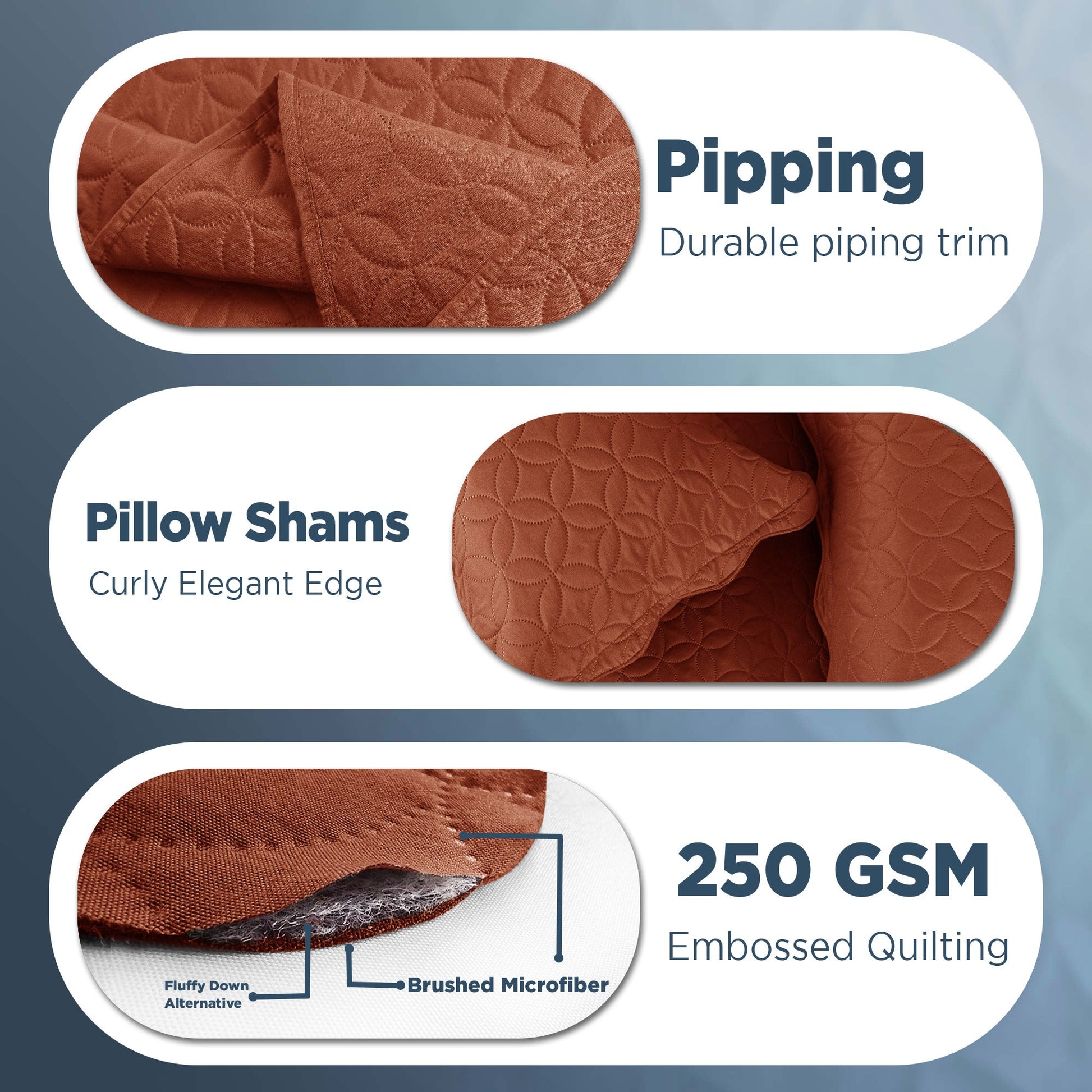 Quilted Microfiber Bedspread