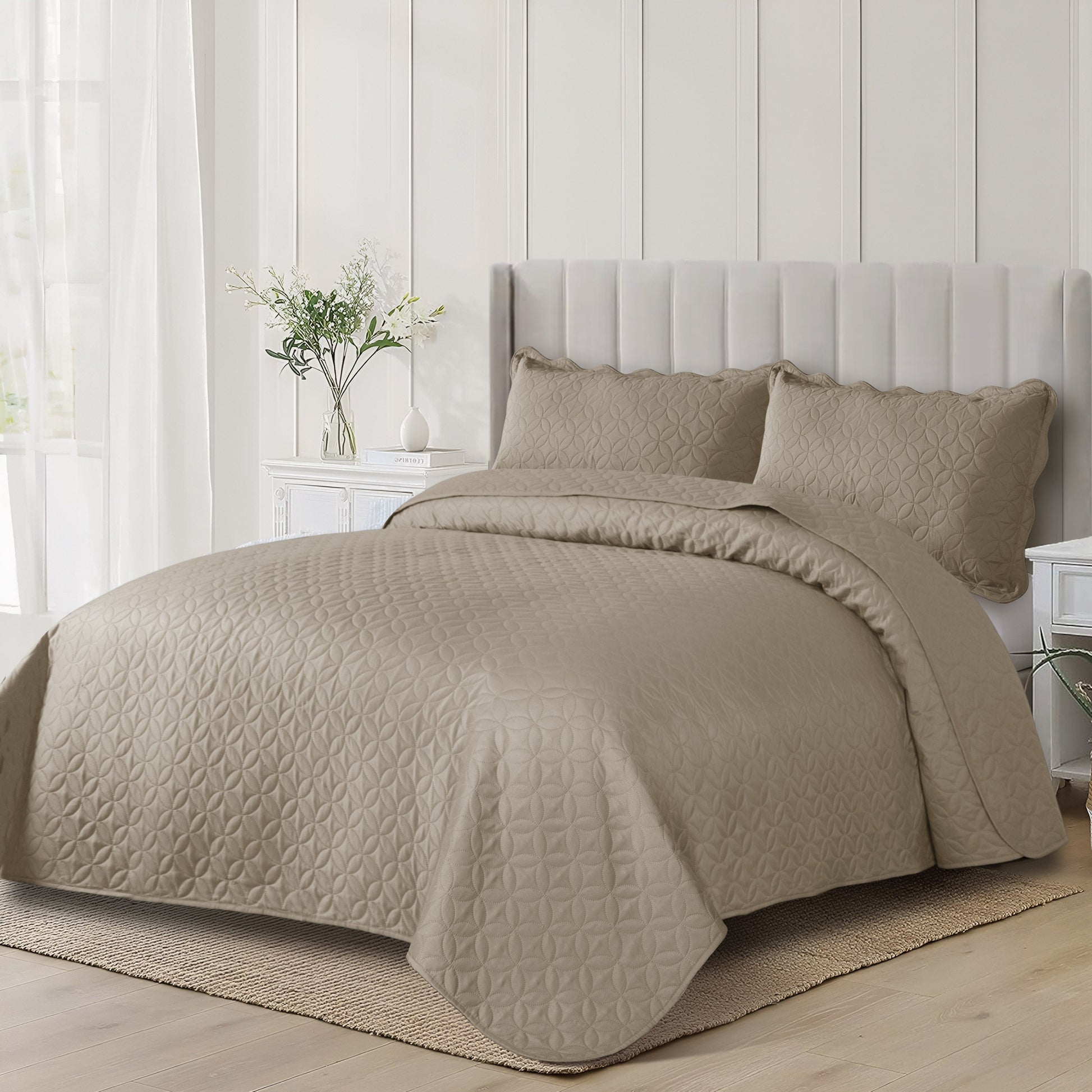 Quilted Microfiber Bedspread