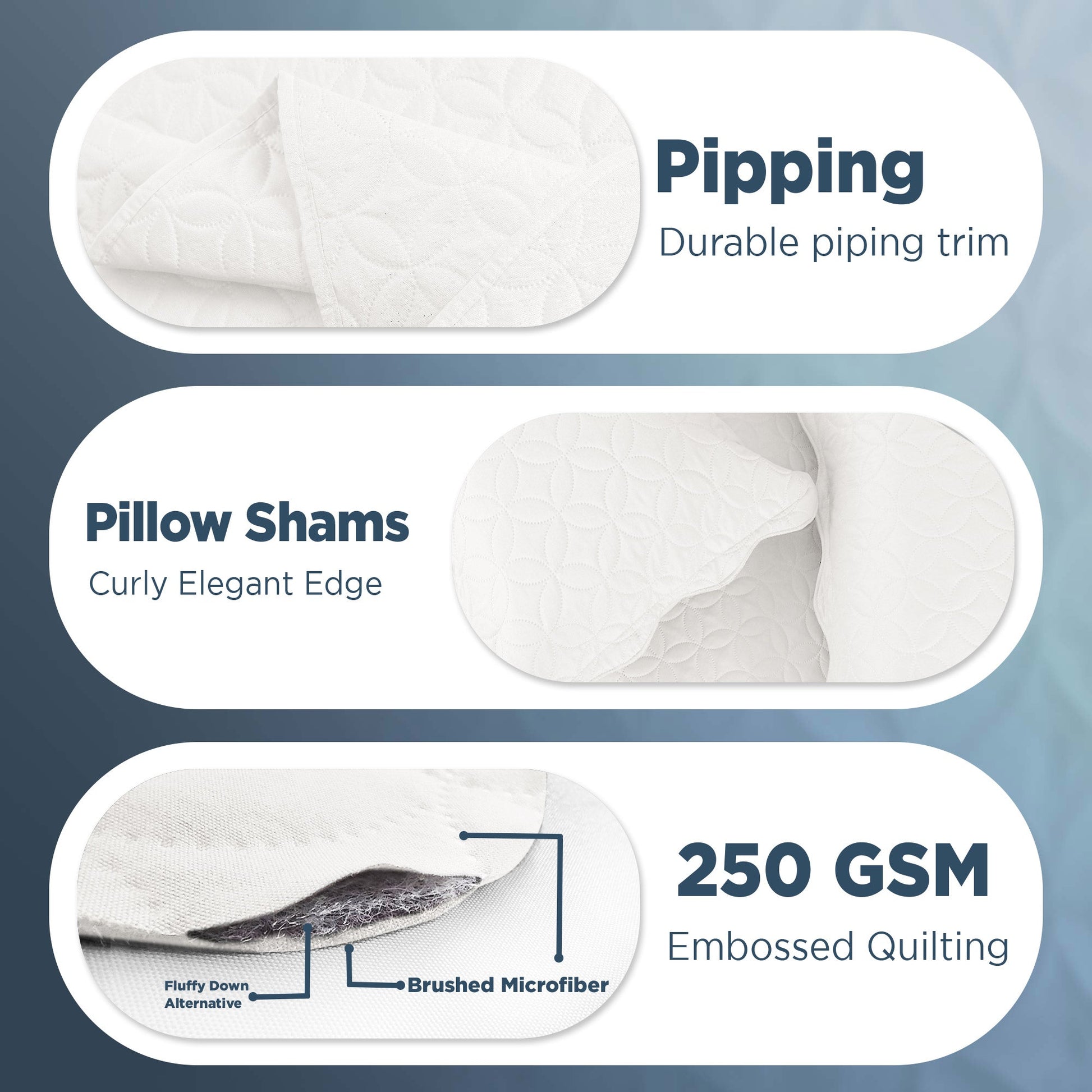 Quilted Microfiber Bedspread