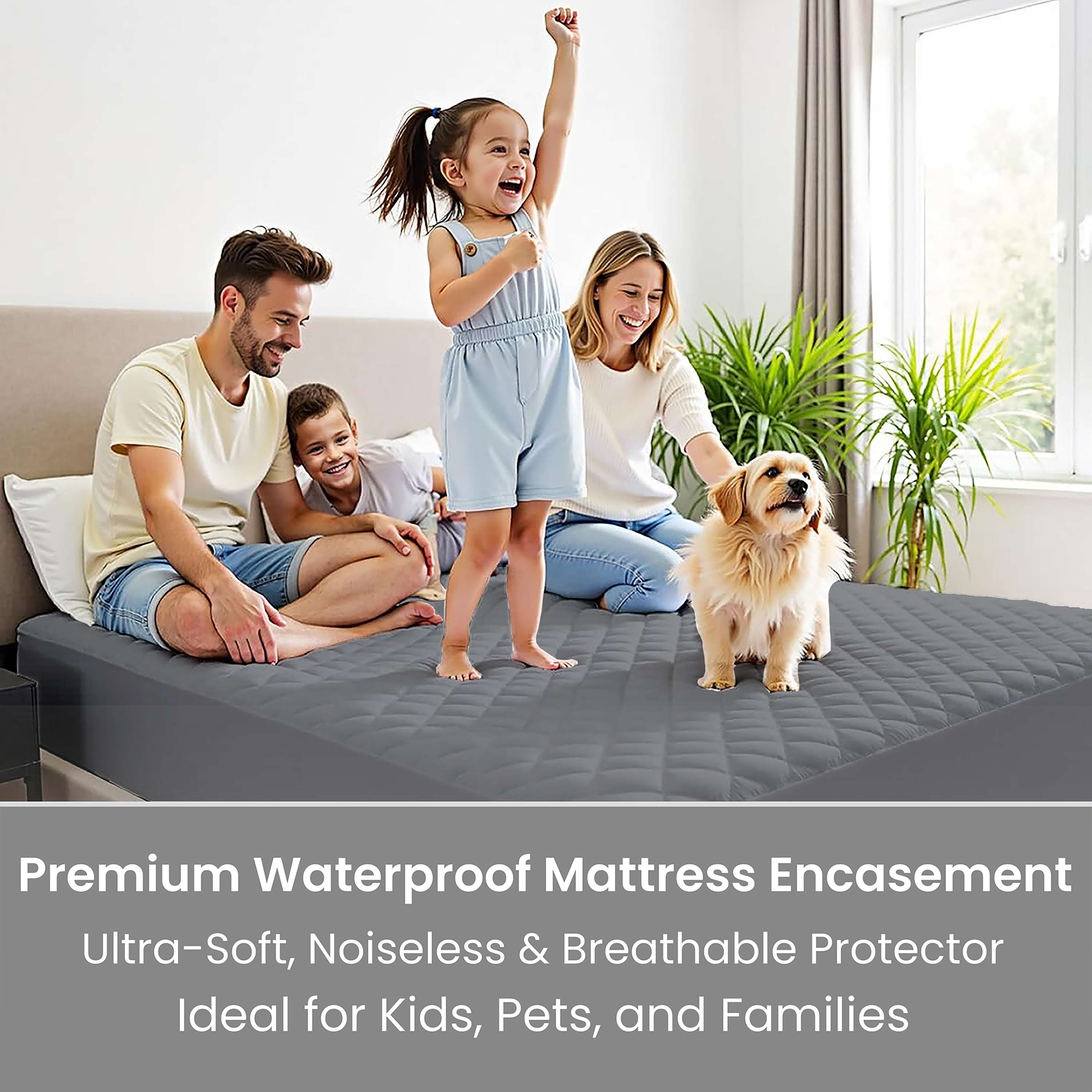 Deep Pocket Waterproof Mattress Pad