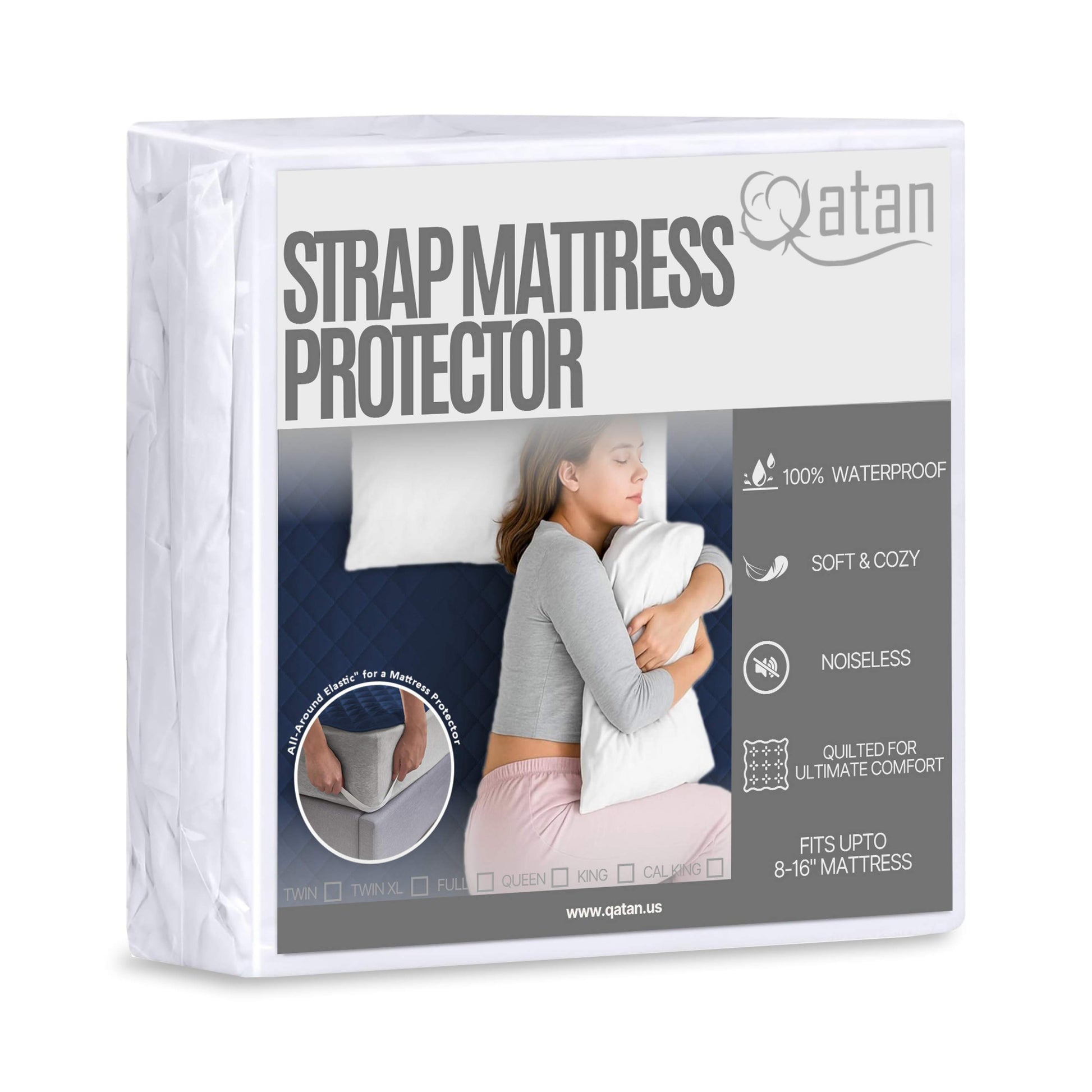 Waterproof Mattress Pad With Elastic Strap