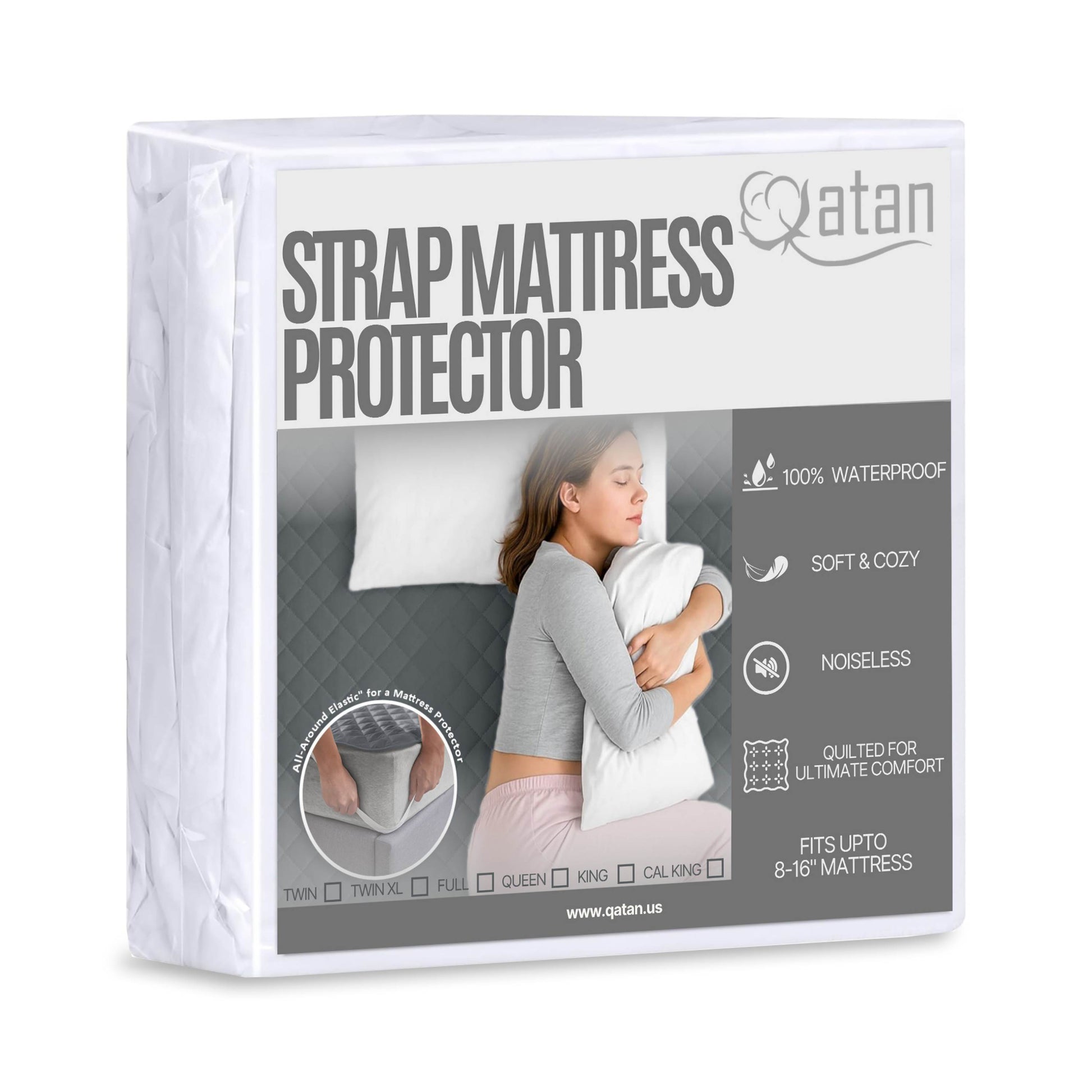 Waterproof Mattress Pad With Elastic Strap