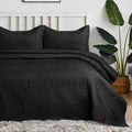 Coin Quilted Bedspread Set — Lightweight All-Season Coverlet with Pillow Shams