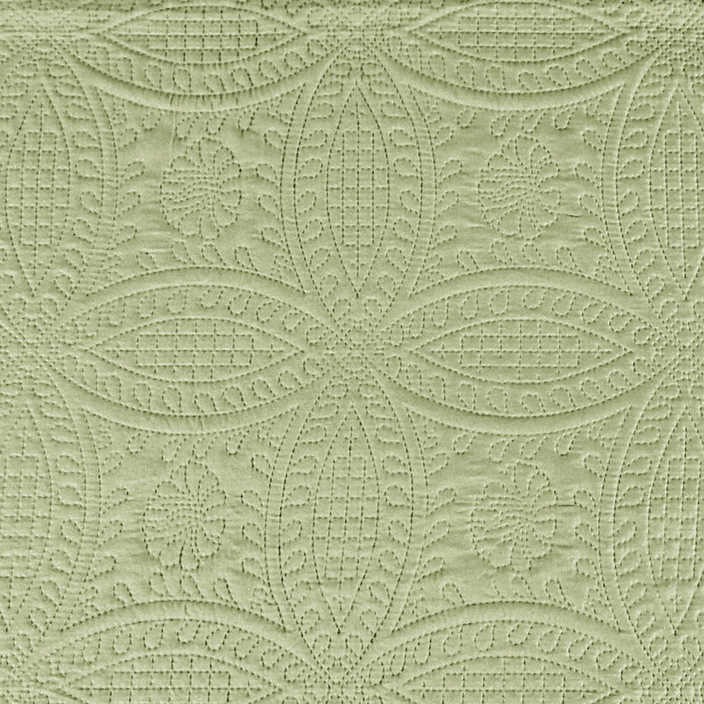 Coin Quilted Bedspread Set — Lightweight All-Season Coverlet with Pillow Shams