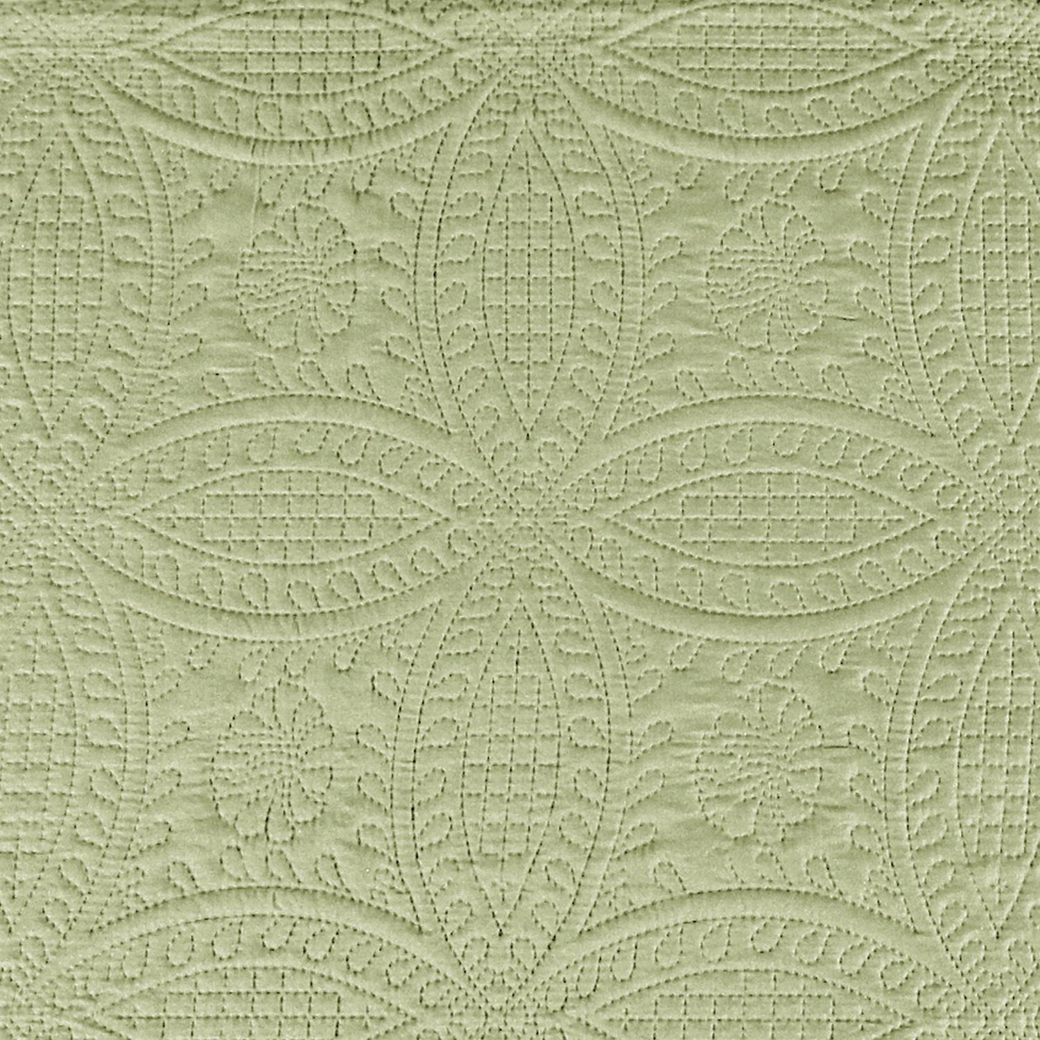 Coin Quilted Bedspread Set — Lightweight All-Season Coverlet with Pillow Shams
