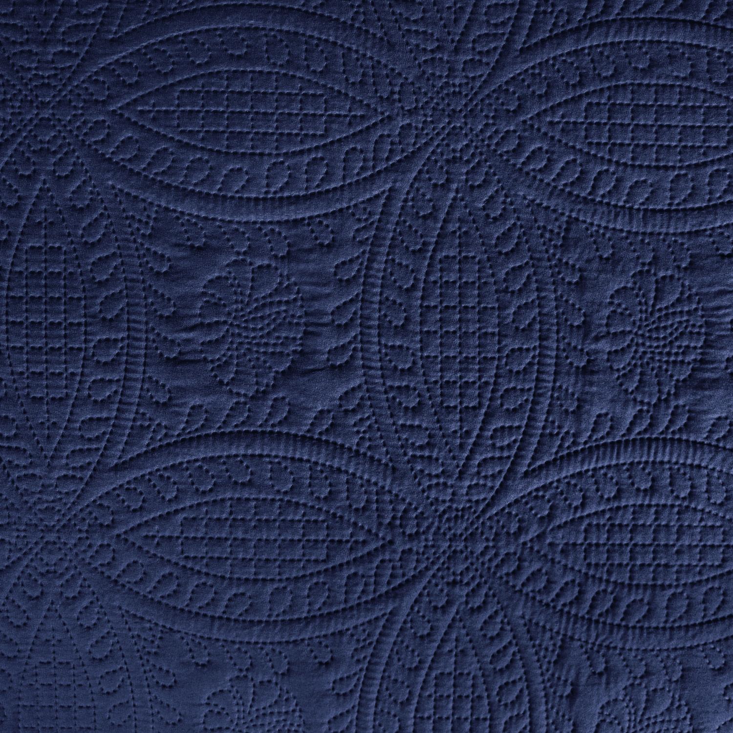 Coin Quilted Bedspread Set — Lightweight All-Season Coverlet with Pillow Shams