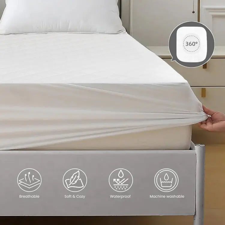 Deep Pocket Waterproof Mattress Pad