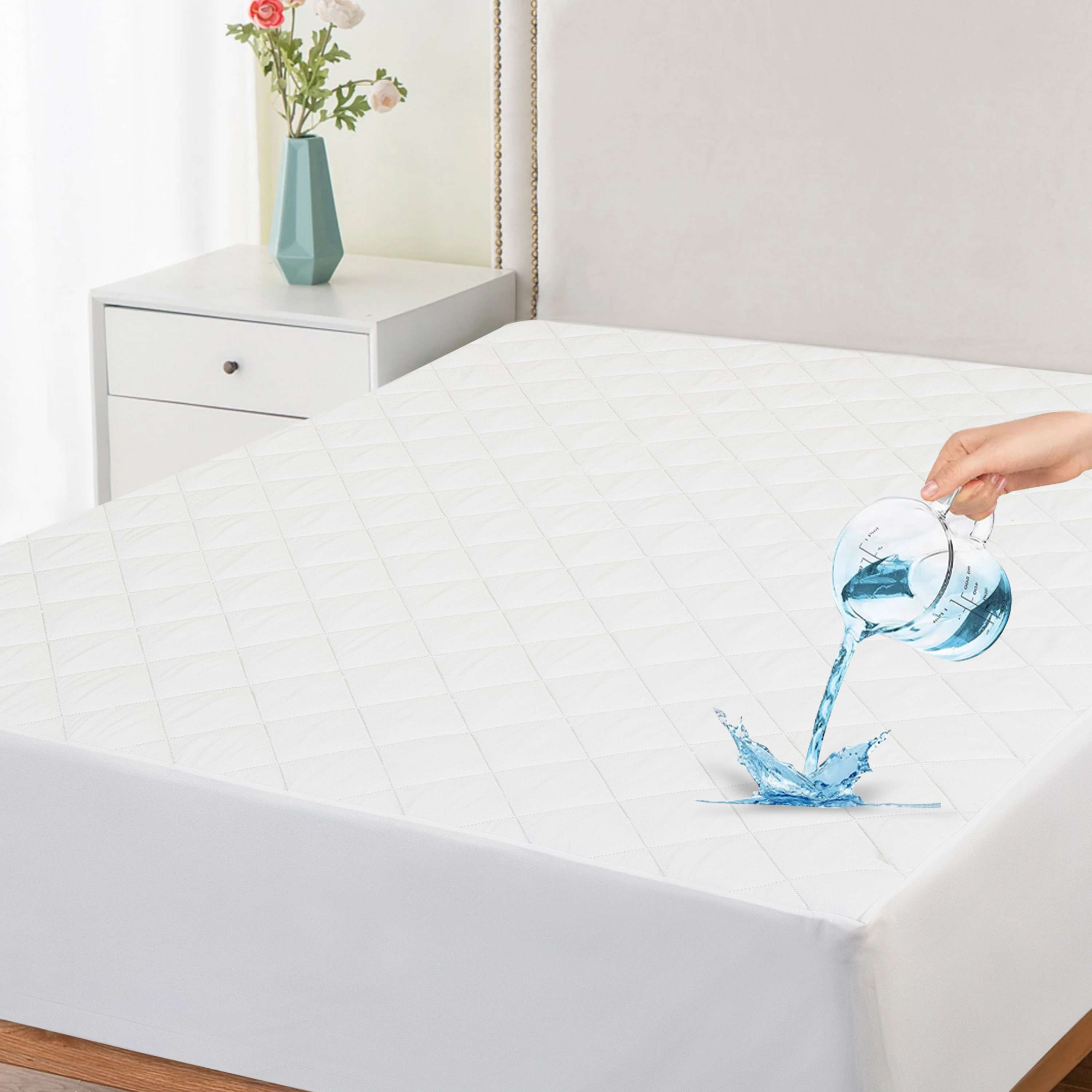 Deep Pocket Waterproof Mattress Pad